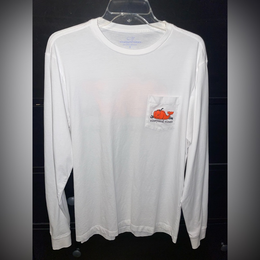 Vineyard Vines Pocket Long-sleeve Halloween Pumpkin Men’s Small